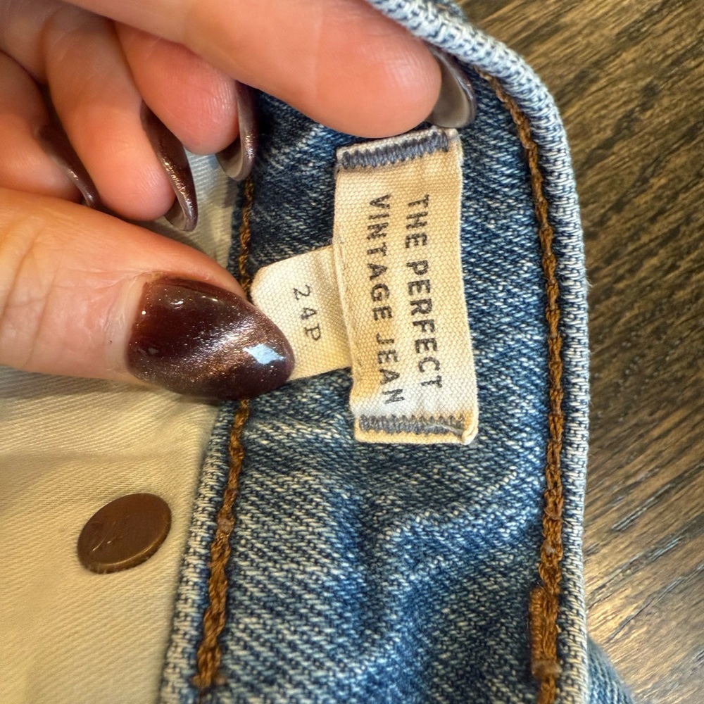 Madewell the perfect vintage Jean 24P fringe hem - Picture 4 of 5